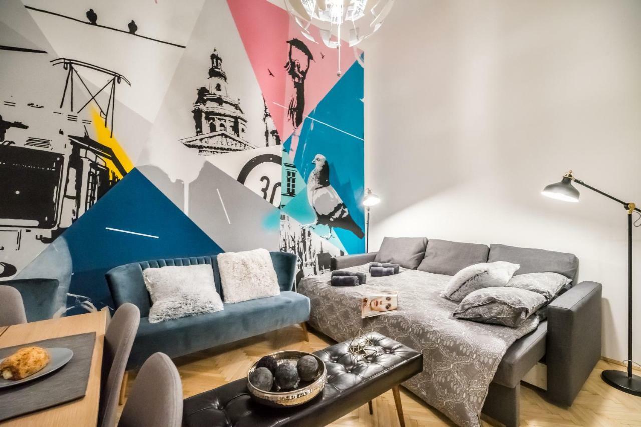 Bpr Colorlib Art Apartment Budapest Luaran gambar